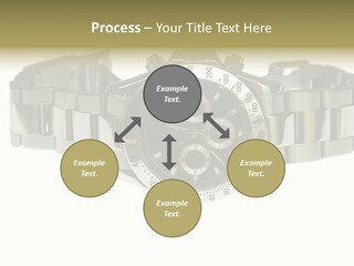 Assistance Female Touching PowerPoint Template
