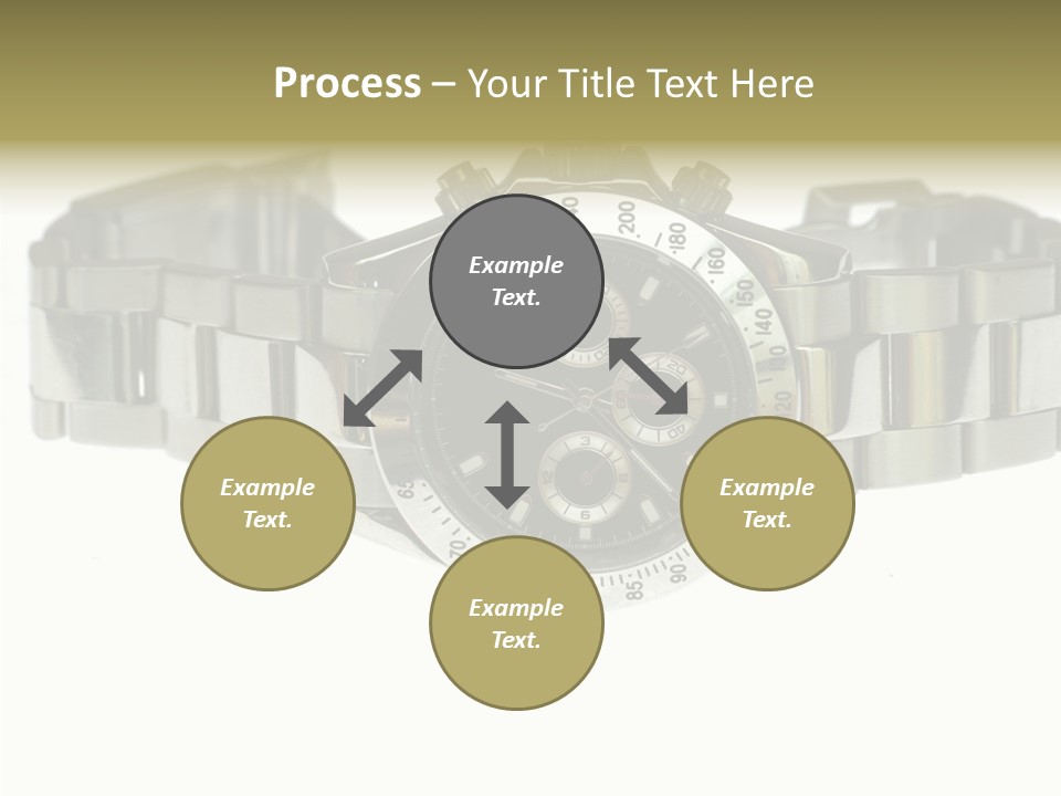 Assistance Female Touching PowerPoint Template