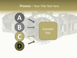 Assistance Female Touching PowerPoint Template