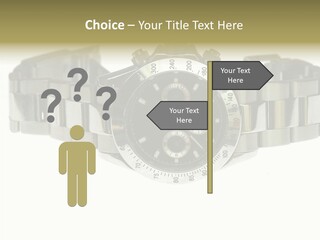 Assistance Female Touching PowerPoint Template