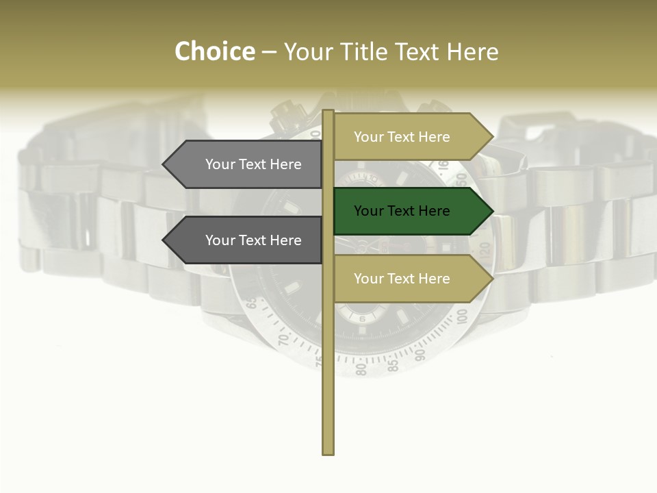 Assistance Female Touching PowerPoint Template
