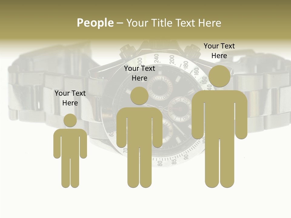 Assistance Female Touching PowerPoint Template