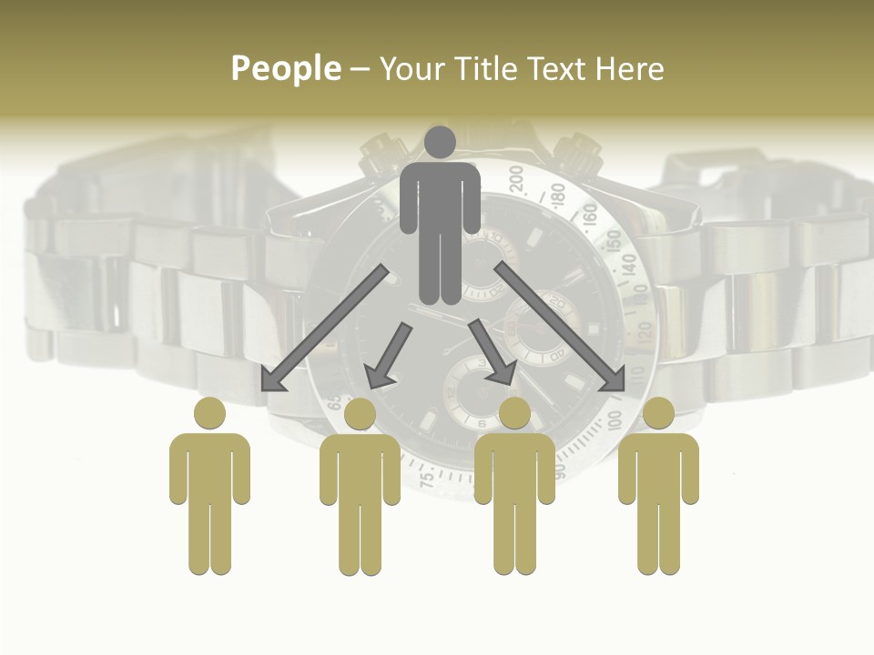 Assistance Female Touching PowerPoint Template