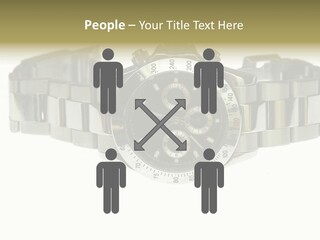 Assistance Female Touching PowerPoint Template