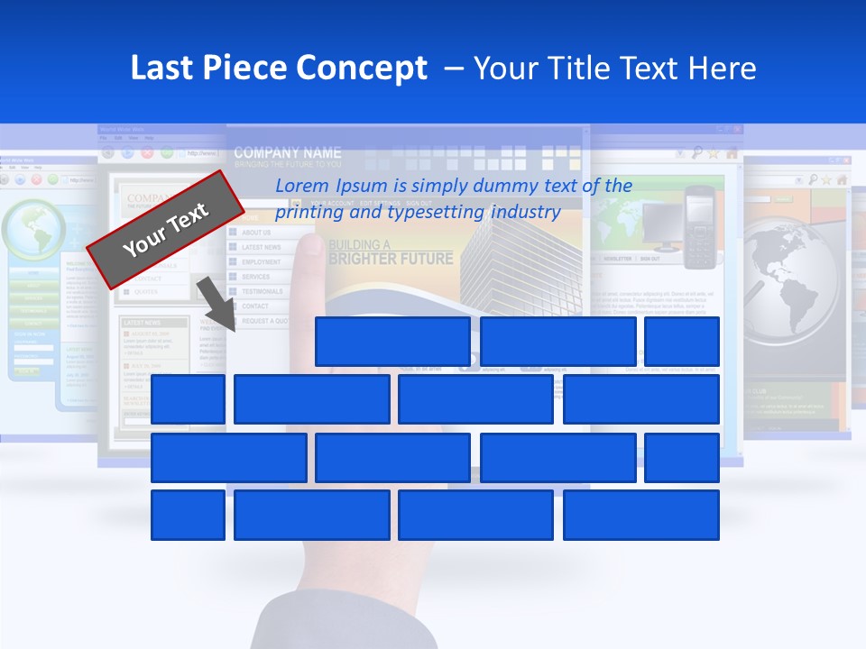 White Grandmother Women PowerPoint Template