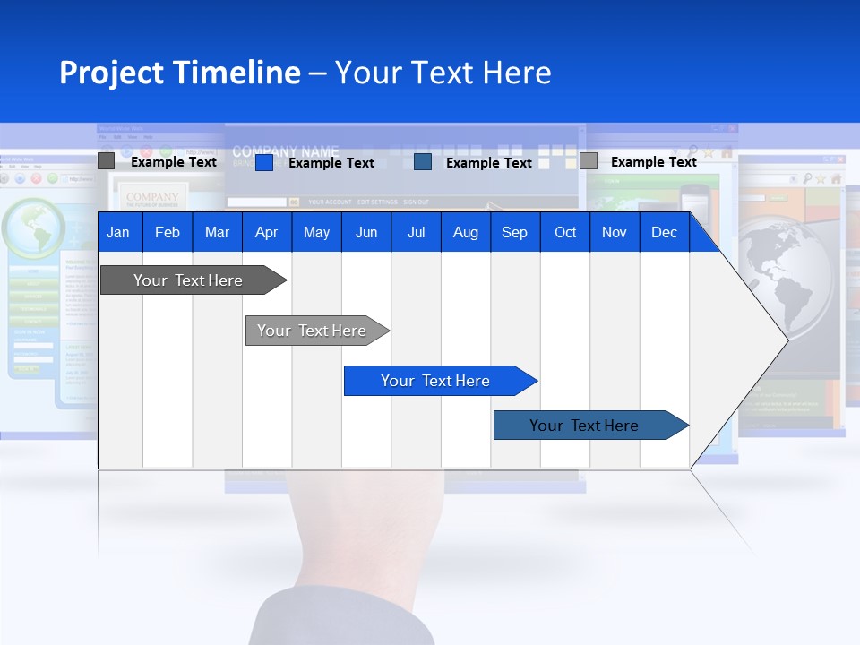 White Grandmother Women PowerPoint Template