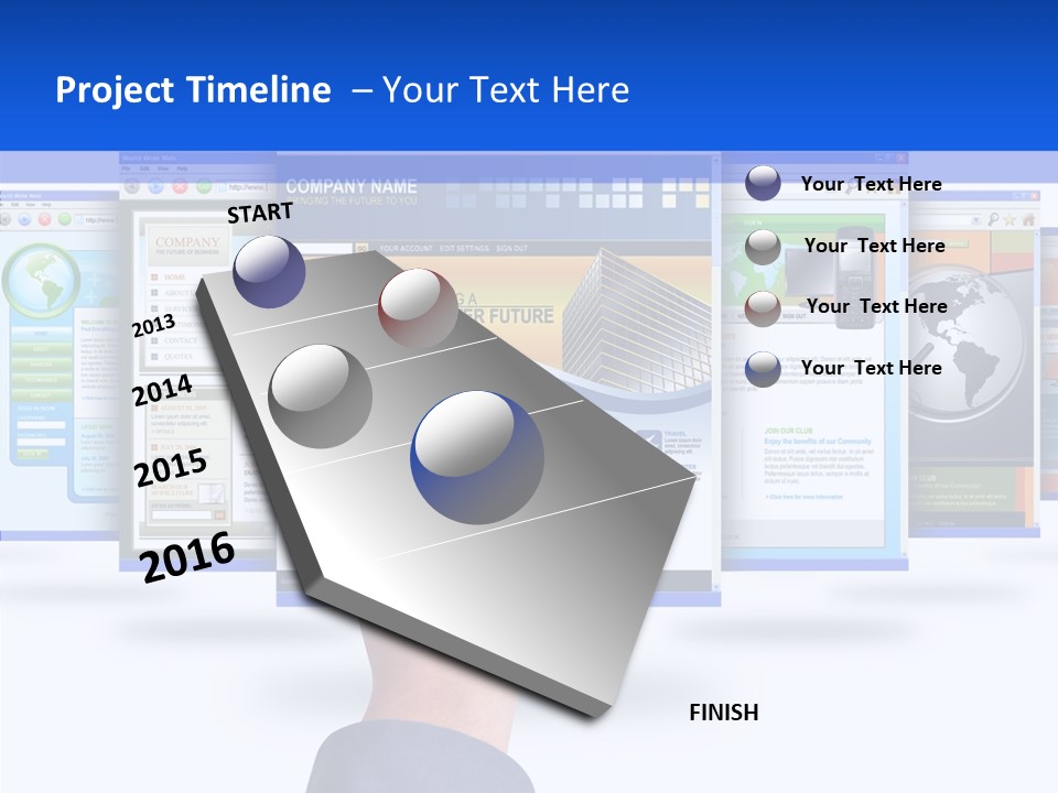 White Grandmother Women PowerPoint Template
