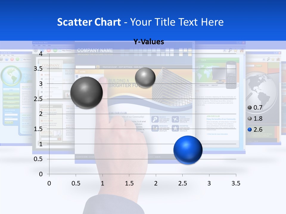 White Grandmother Women PowerPoint Template