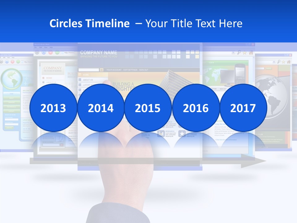 White Grandmother Women PowerPoint Template