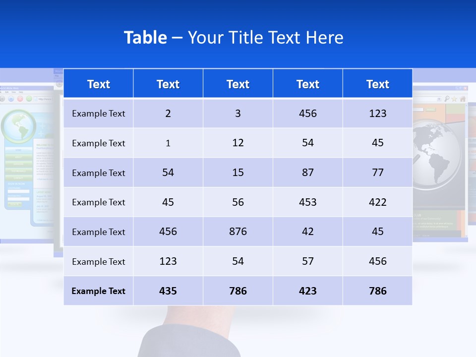 White Grandmother Women PowerPoint Template