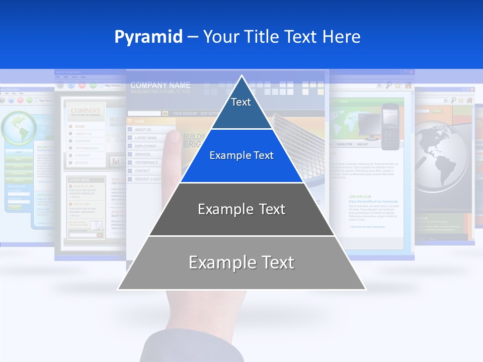 White Grandmother Women PowerPoint Template