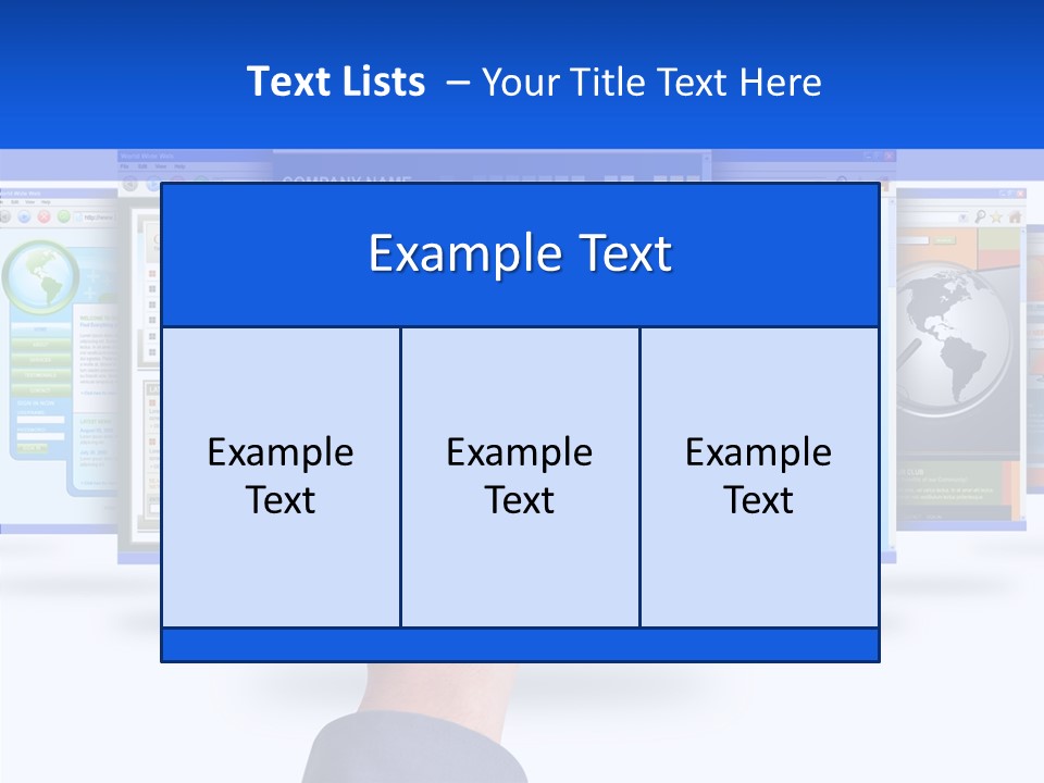 White Grandmother Women PowerPoint Template