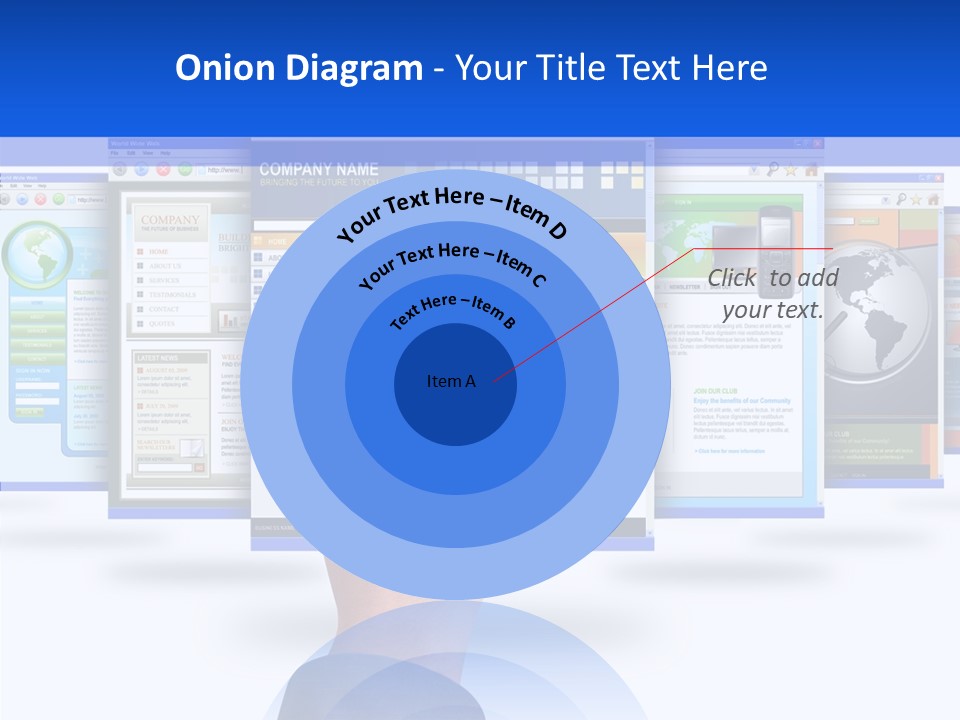 White Grandmother Women PowerPoint Template