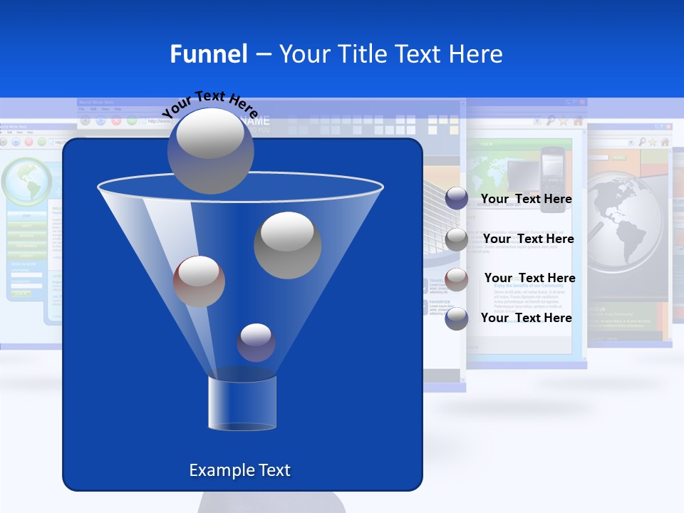 White Grandmother Women PowerPoint Template