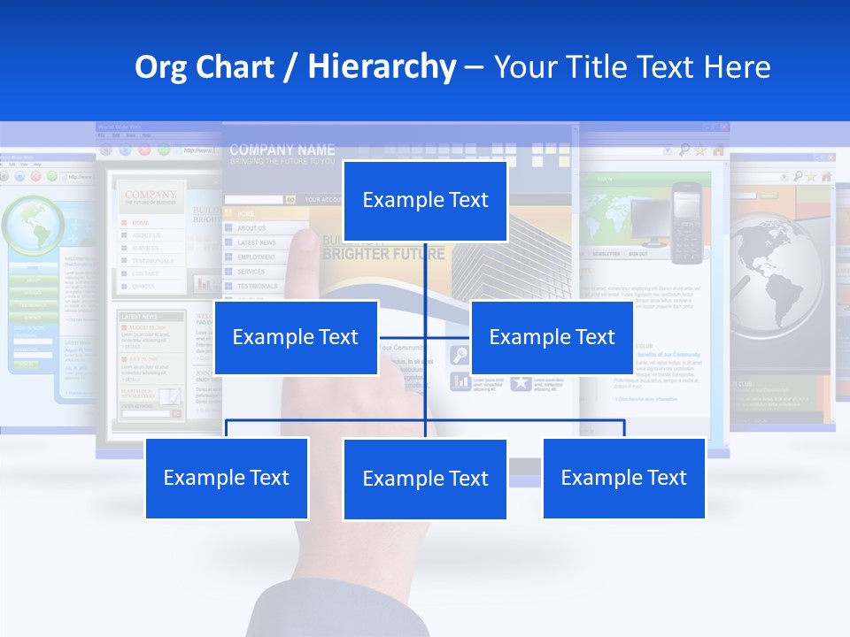 White Grandmother Women PowerPoint Template