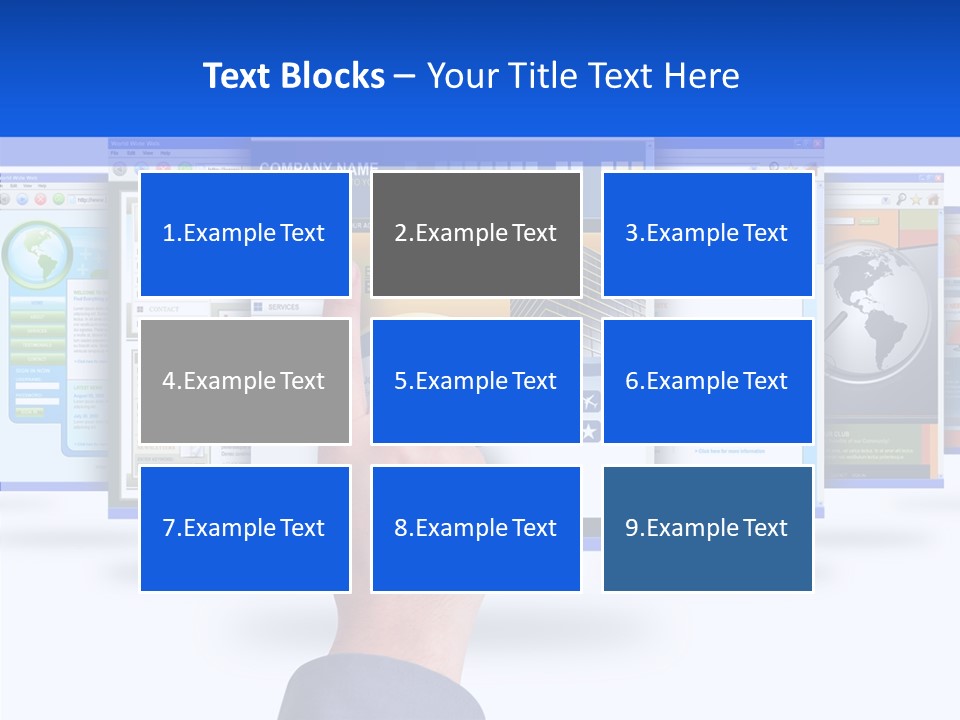 White Grandmother Women PowerPoint Template