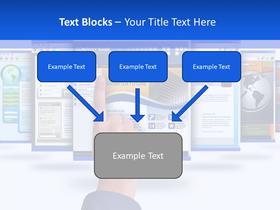 White Grandmother Women PowerPoint Template