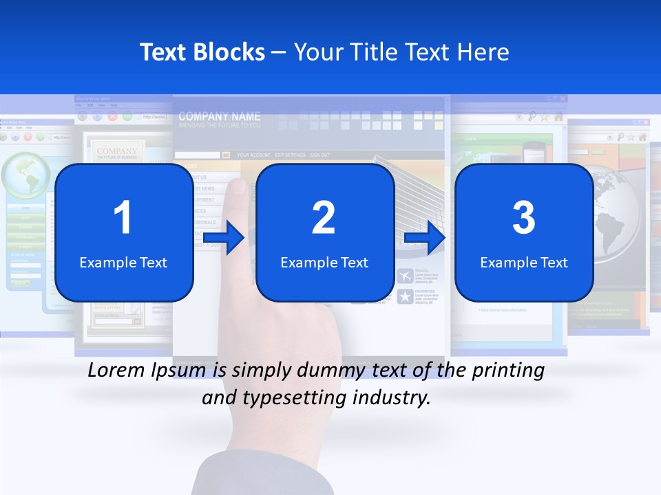 White Grandmother Women PowerPoint Template