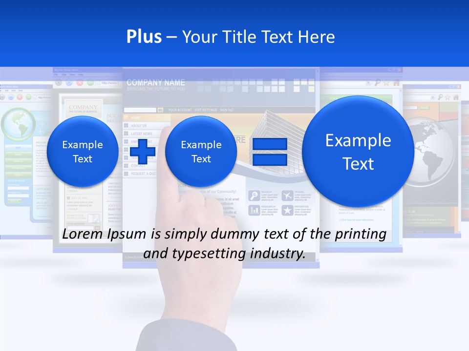 White Grandmother Women PowerPoint Template