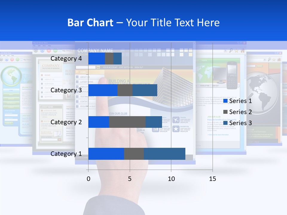 White Grandmother Women PowerPoint Template