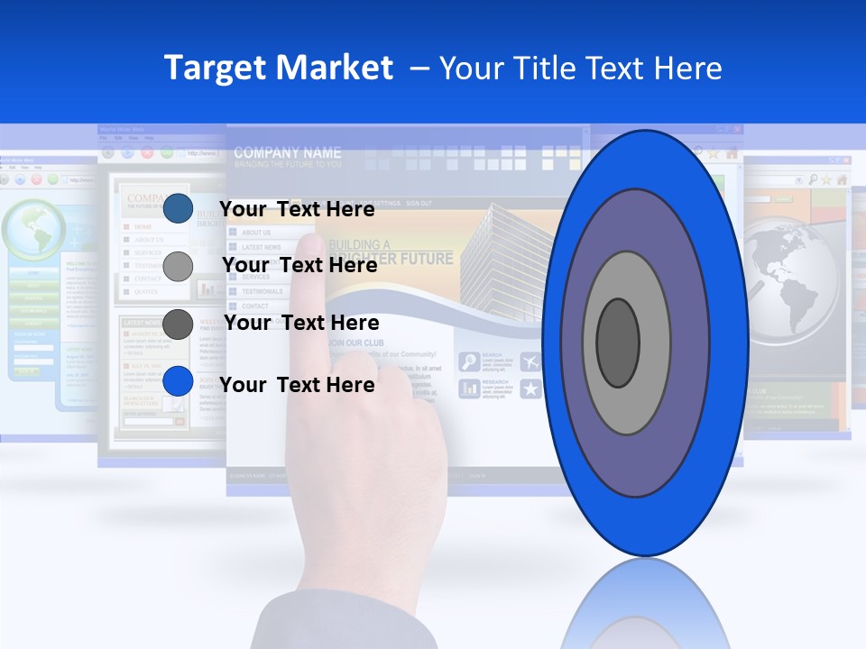 White Grandmother Women PowerPoint Template