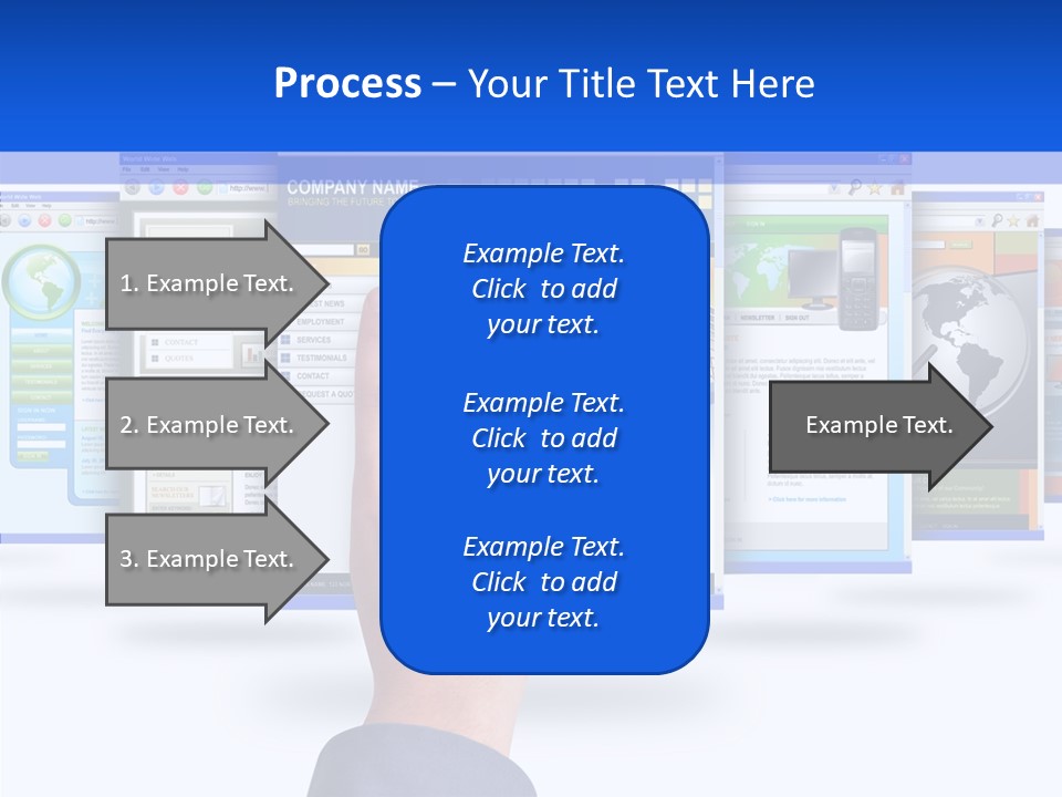 White Grandmother Women PowerPoint Template