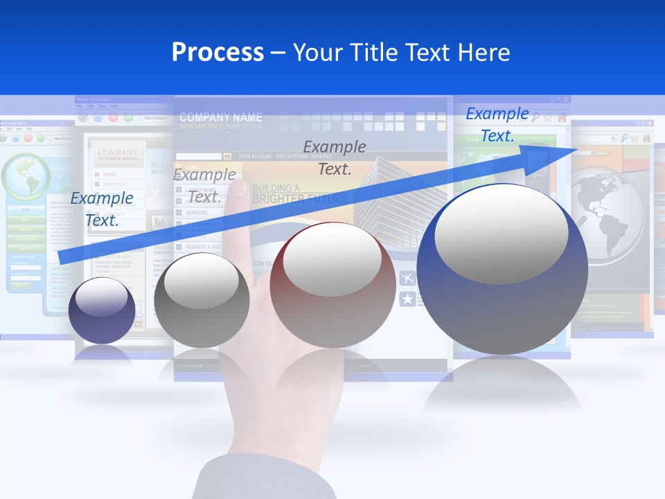 White Grandmother Women PowerPoint Template
