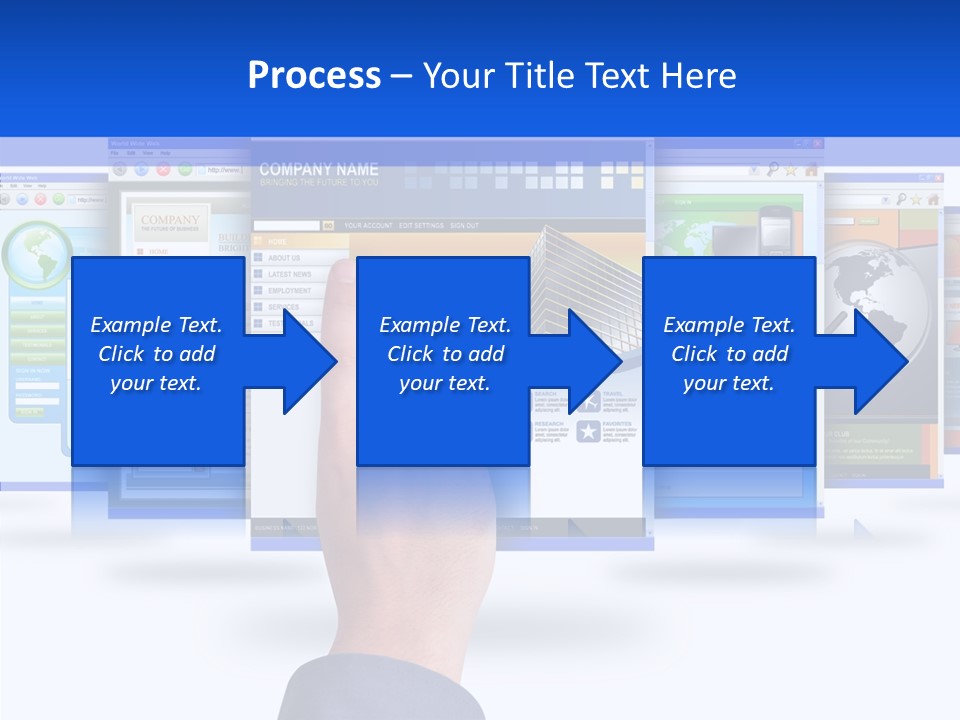 White Grandmother Women PowerPoint Template