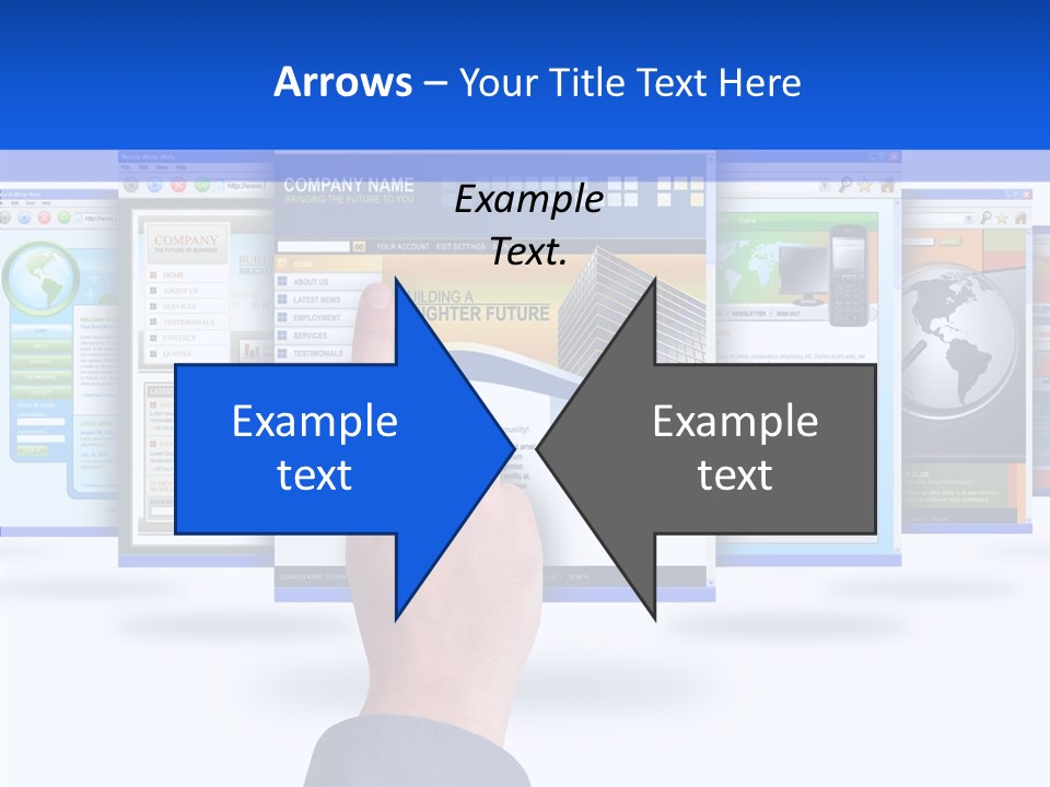 White Grandmother Women PowerPoint Template