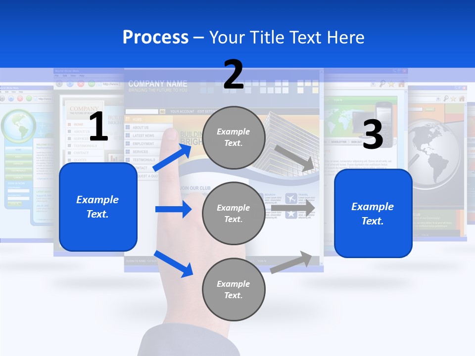 White Grandmother Women PowerPoint Template