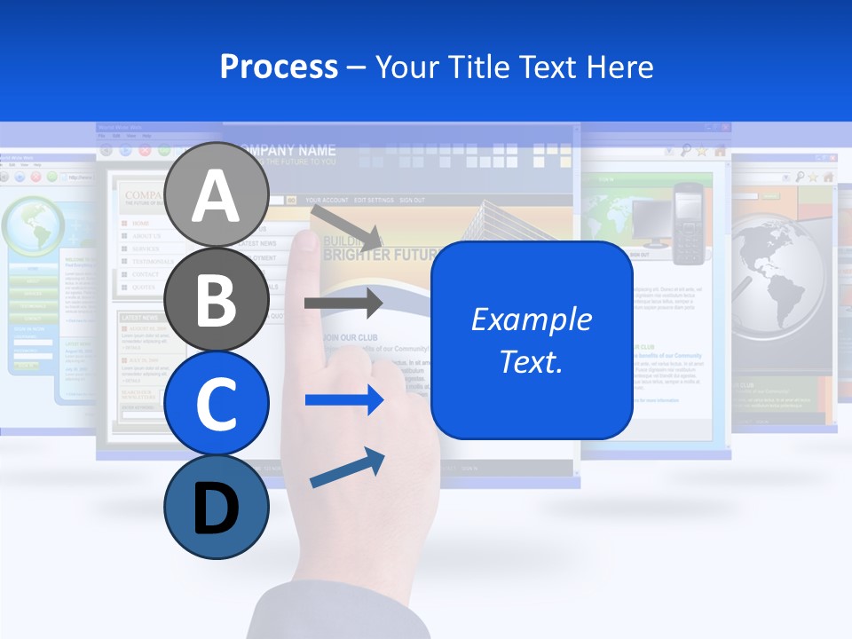 White Grandmother Women PowerPoint Template