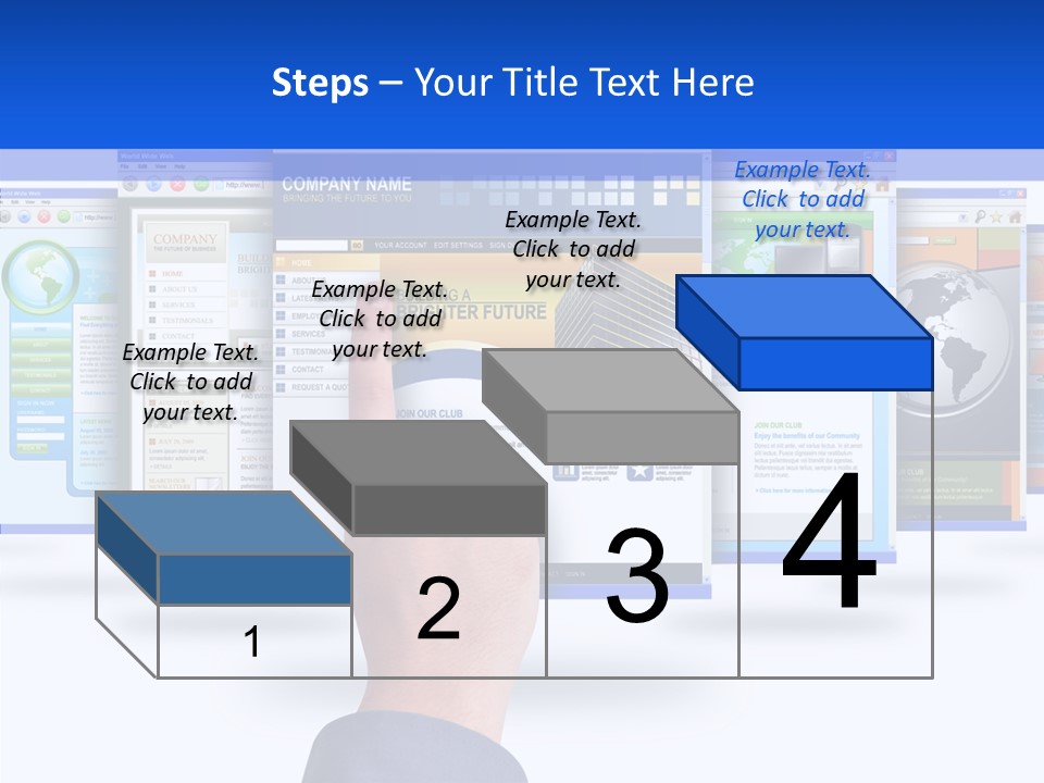 White Grandmother Women PowerPoint Template