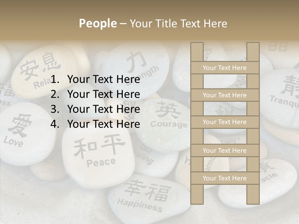 Senior  Hand Help PowerPoint Template