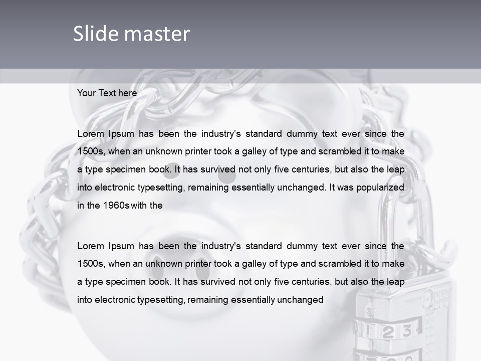 Female Holding Hands Two PowerPoint Template