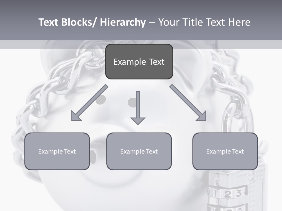 Female Holding Hands Two PowerPoint Template