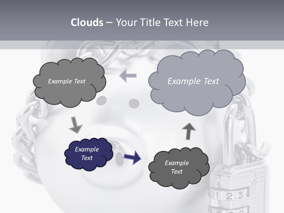 Female Holding Hands Two PowerPoint Template