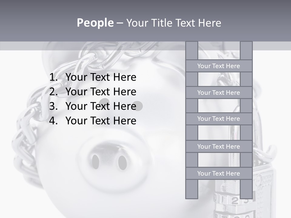 Female Holding Hands Two PowerPoint Template