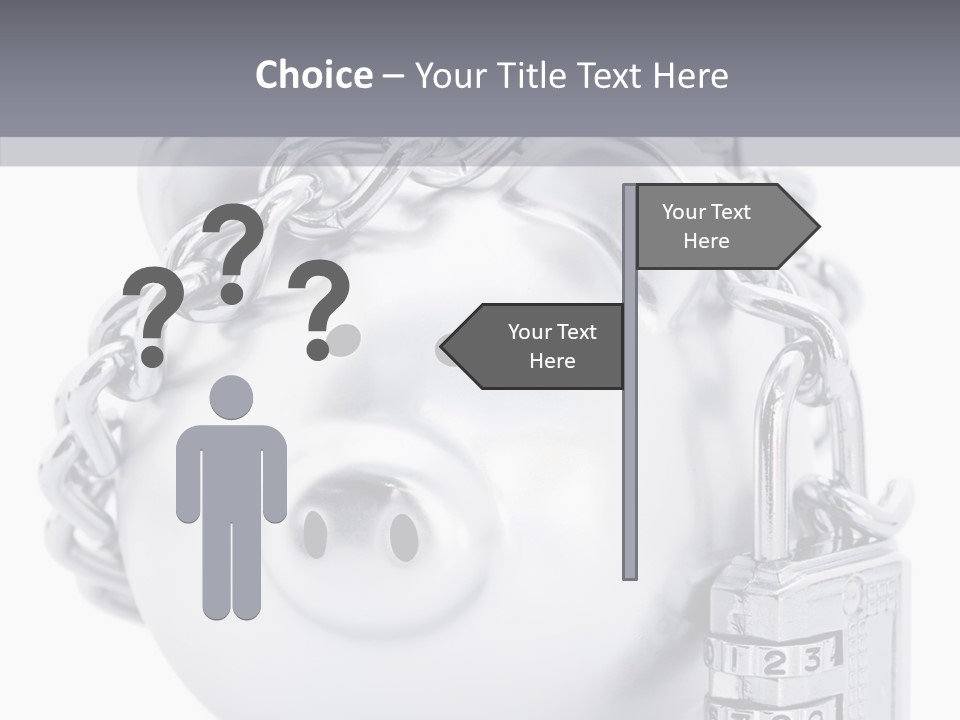 Female Holding Hands Two PowerPoint Template