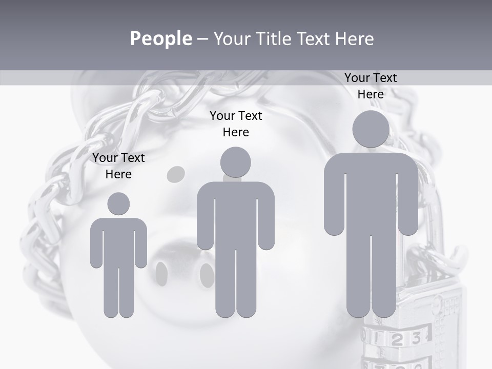 Female Holding Hands Two PowerPoint Template