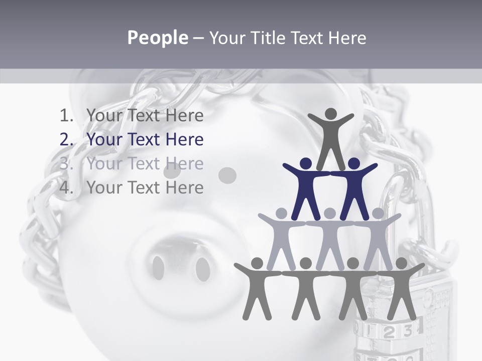 Female Holding Hands Two PowerPoint Template