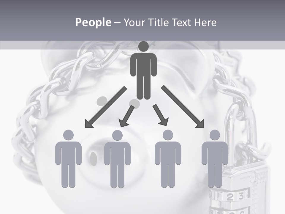 Female Holding Hands Two PowerPoint Template