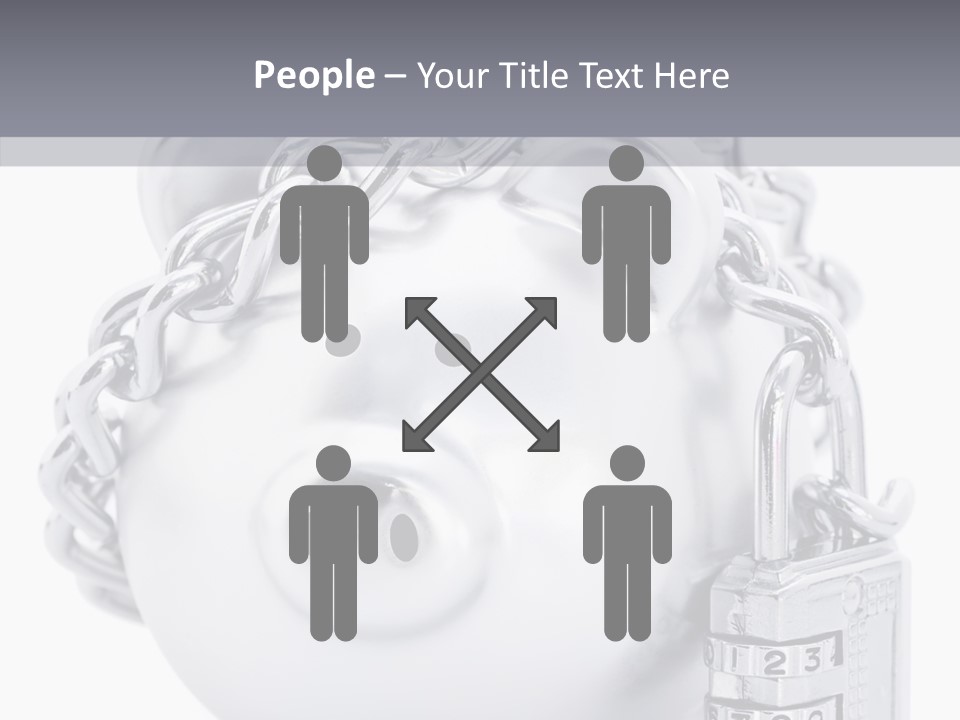 Female Holding Hands Two PowerPoint Template