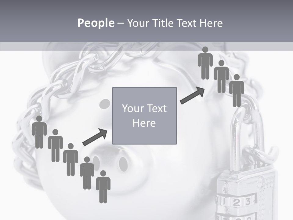 Female Holding Hands Two PowerPoint Template