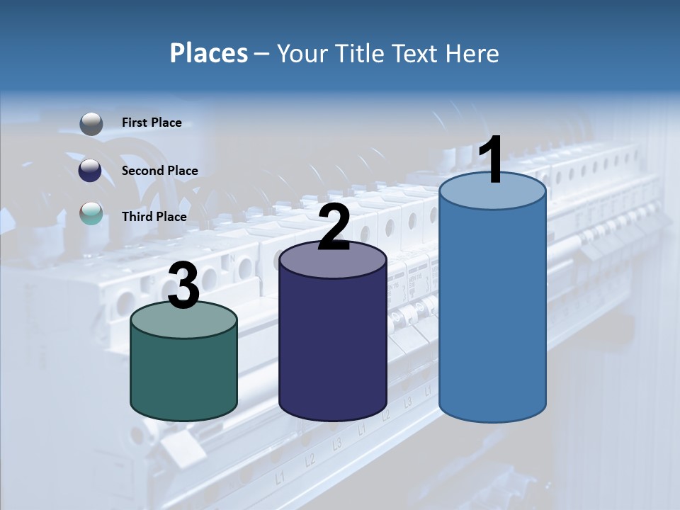 Young Grandmother Close Up PowerPoint Template