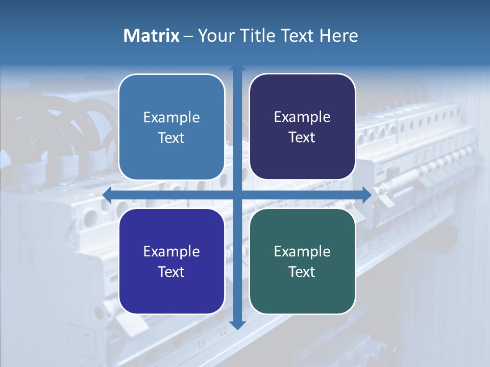 Young Grandmother Close Up PowerPoint Template