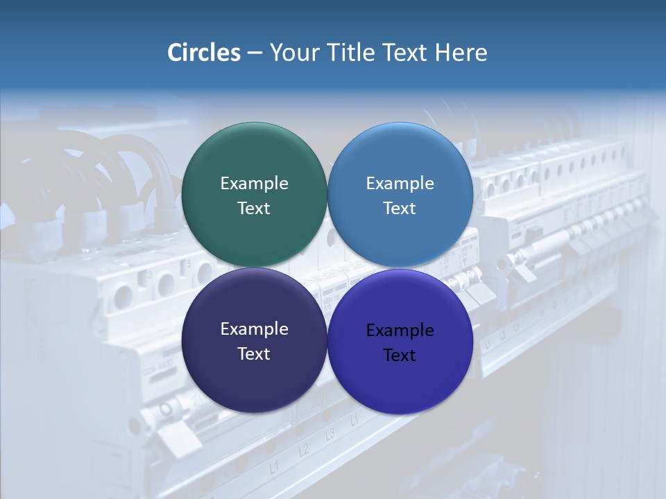 Young Grandmother Close Up PowerPoint Template