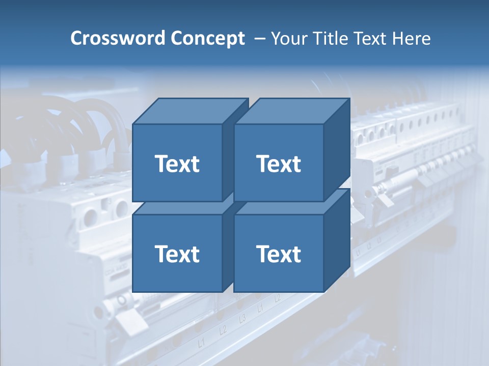 Young Grandmother Close Up PowerPoint Template