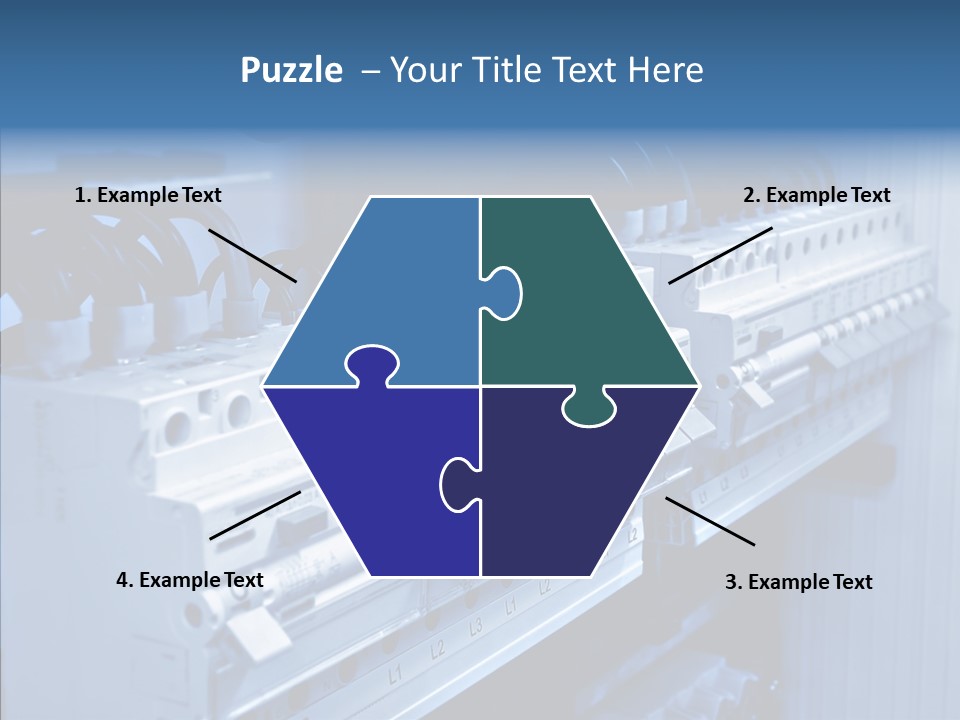 Young Grandmother Close Up PowerPoint Template