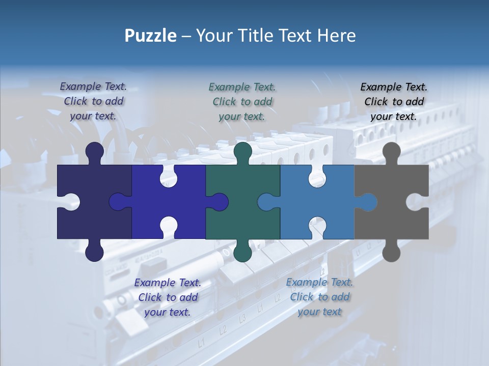 Young Grandmother Close Up PowerPoint Template