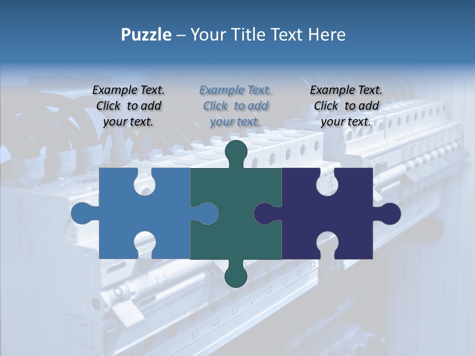 Young Grandmother Close Up PowerPoint Template